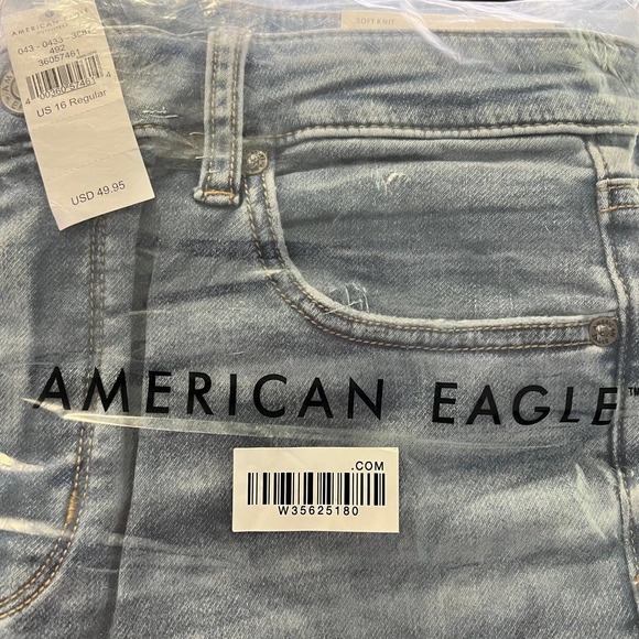 Women's American Eagle Ne(x)t Level Soft Knit High-Waisted Jegging Size 16R 33W - Picture 4 of 4